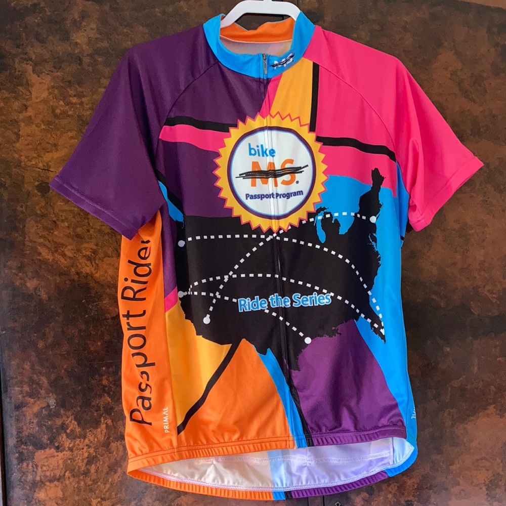 Primal Bike Jersey Passport Program Size XL